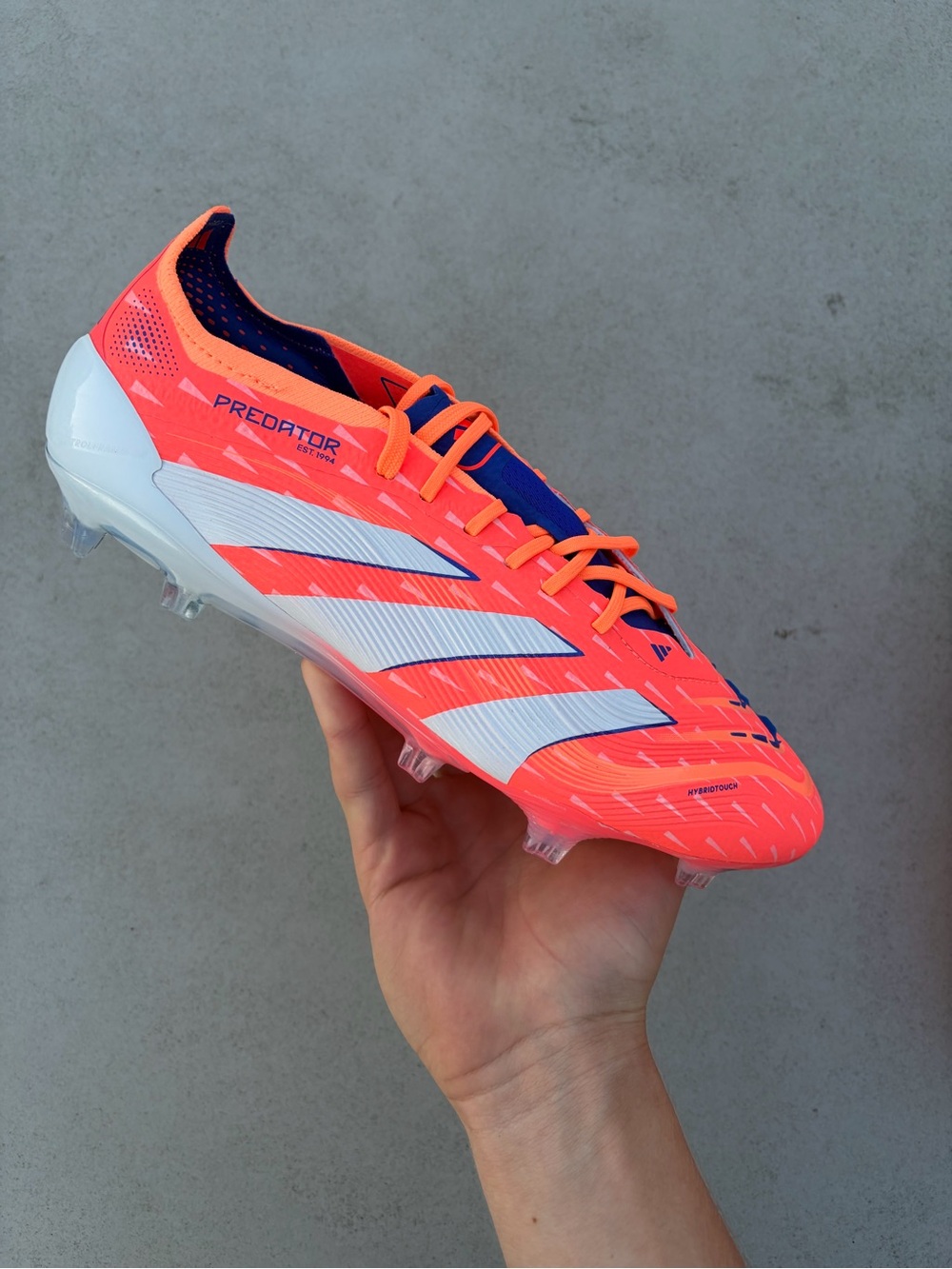 adidas Predator Neon Orange & White Soccer Cleat